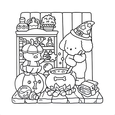 Cozy Friends Coloring Book Em Jogos Online Wx In Malbuch