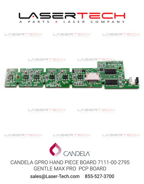 CANDELA GPRO HAND PIECE BOARD 7111 00 2795 PCB BOARD DCD 1 5 5mm CAPC3276