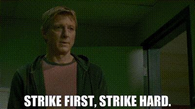 YARN Strike First Strike Hard Cobra Kai 2018 S02E07 Lull