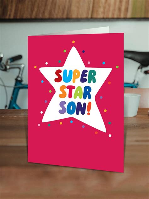 Happy Birthday Son Card Birthday Card for Son Birthday - Etsy