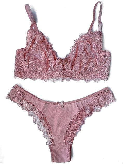 Conjunto de Lingerie sem Bojo Modelo Lótus Lingerie Feminina Luize Nunca Usado enjoei