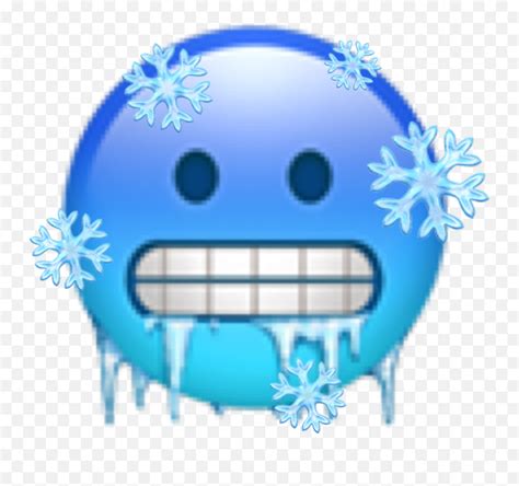 Cold Freezing Emoji Sticker Freezing Emoji Free Emoji Png Images The