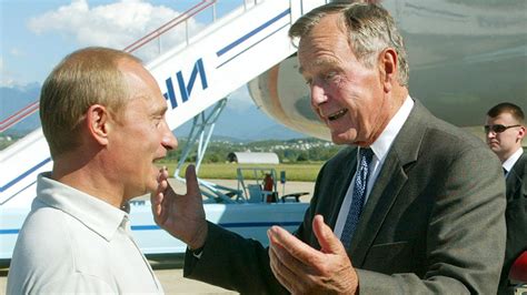 George Hw Bushs Putin Encounter In Maine Remembered By George W