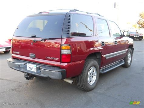 2005 Sport Red Metallic Chevrolet Tahoe Ls 4x4 57094924 Photo 6