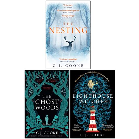 Juego De 3 Libros De La Colección Cj Cooke The Nesting Tapa Dura