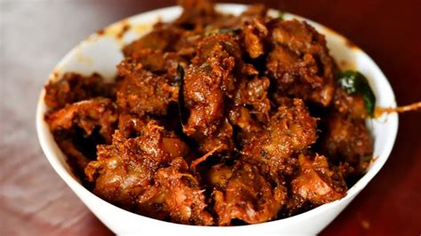 Spicy Chicken Gizzard Fry Chicken Gizzard Recipe Chicken Gizzard Pepper Fry Chicken Liver