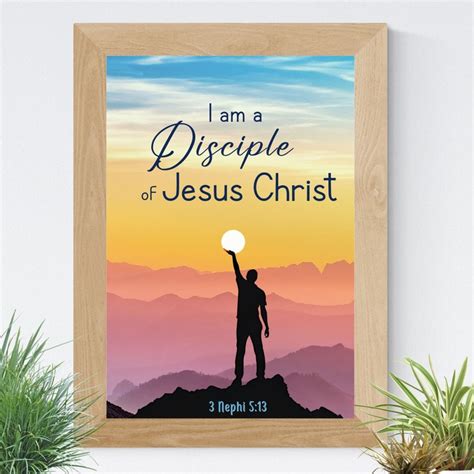 2024 Youth Theme Lds I Am A Disciple Of Jesus Christ 3 Nephi 5 13 Mutual Theme Yw Theme New