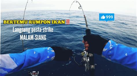 STRIKE BERTUBI TUBI MANCING DASARAN JIGGGING DI LAUT UTARA PULAU