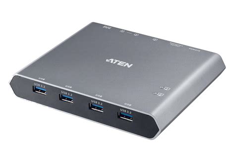 ATEN 2 Port USB C KVM Switch Docking Station KVM Switch 2 Monitors 2