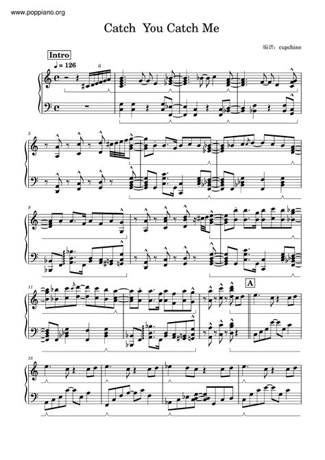 ★ 日向めぐみ Catch You Catch Me Sheet Music Pdf Free Score Download