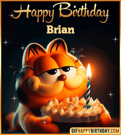 Happy Birthday Brian GIF Images