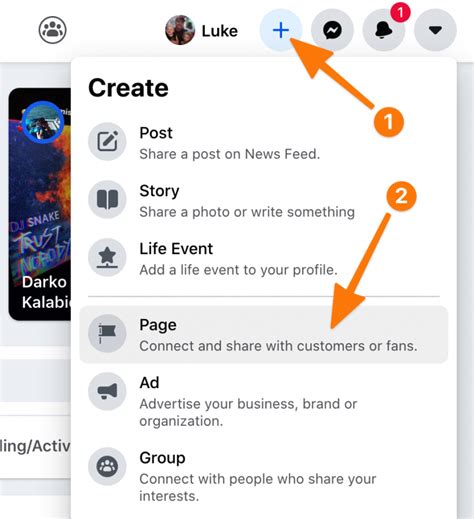 How To Create A Facebook Page A Four Step Guide Fptraffic