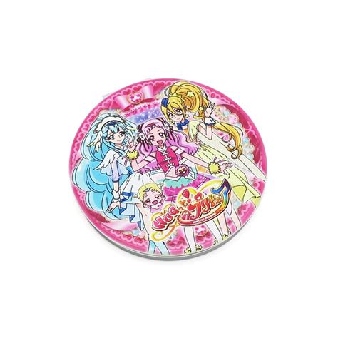 Hugtto Precure Pocket Size Mirror Bow Kawaii Panda Making Life Cuter