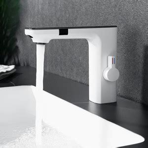 Jual Touchless Sensor Basin Faucet Hot Cold Water Mixer Tap Smart Digital Kota Surabaya