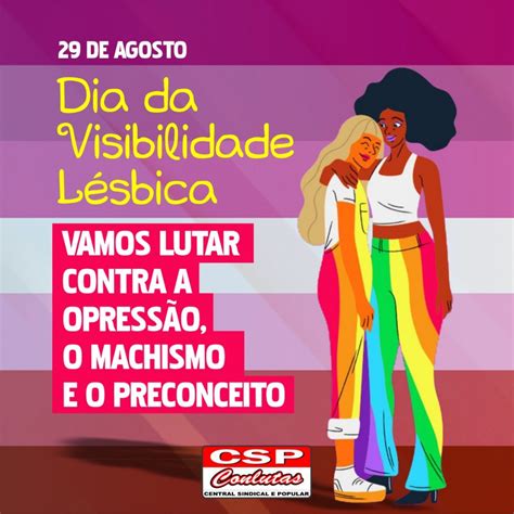 29 De Agosto é Dia Da Visibilidade Lésbica Vamos Lutar Contra A