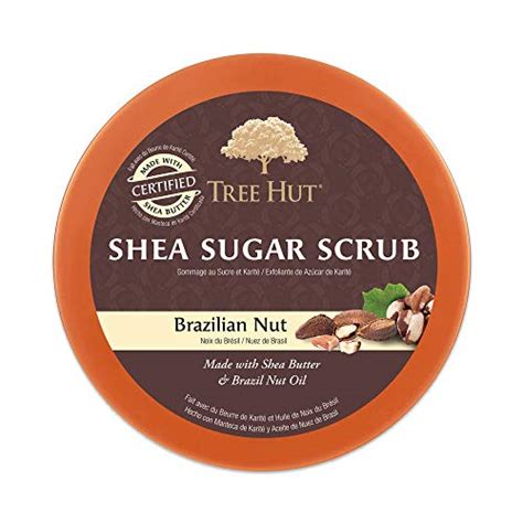 Tree Hut Shea Sugar Scrub Brazilian Nut 18oz Ultra Hydrating And