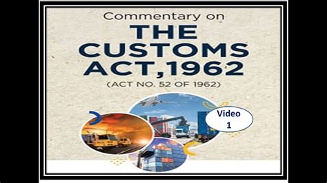 Objects Of The Customs Act L Commentary On The Customs Act