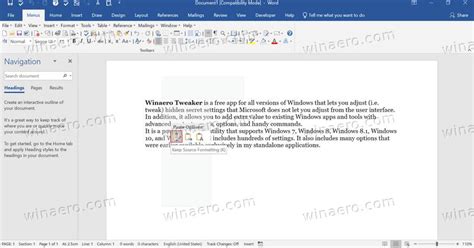 How To Always Paste With Formatting In Word 2019