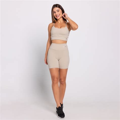 Top Fitness Poliamida Tank Nude