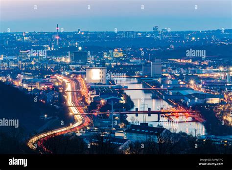 Germany Baden Wuerttemberg Stuttgart Neckar Valley Neckar River