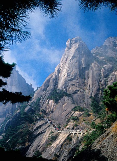 Huangshan Lotus Peak Photograph By Dennis Cox