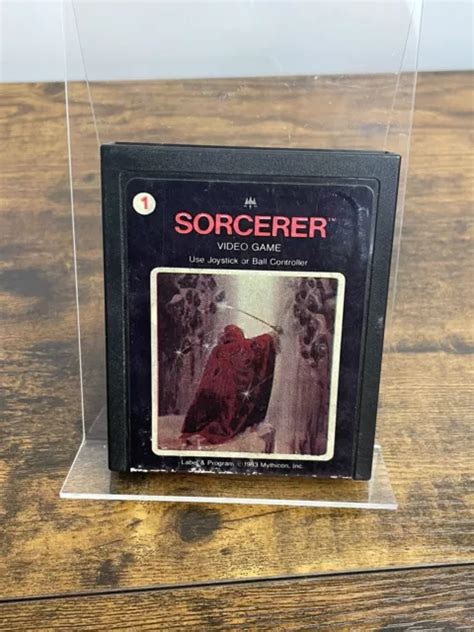Sorcerer Atari 2600 Mythicon Wizard 1980er Jahre Videospielkassette Nur