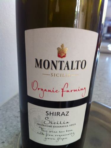 Barone Montalto Organic Shiraz Vivino Canada