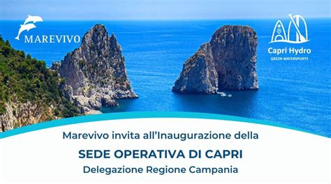 Capri A Marina Piccola Marevivo Inaugura La Sua Nuova Sede Operativa