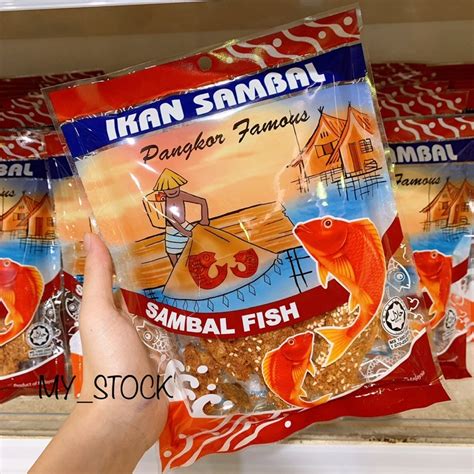 Satay Ikan Sambal Pangkor G Per Pack Satay Fish Sambal Fish Crispy