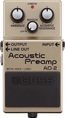 Pedal Boss Ad Acoustic Preamp De Viol O Ad Frete Gr Tis