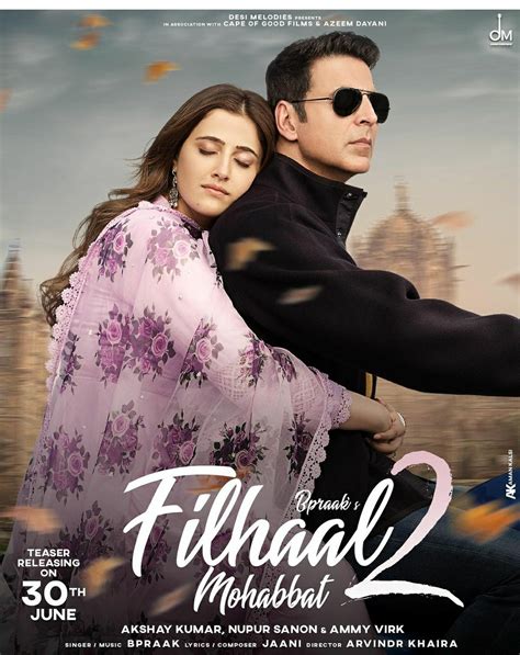 Akshay Kumar, Nupur Sanon unveil first look of their song 'Filhaal 2'