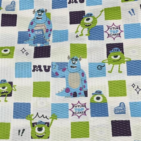 Disney Monsters Inc Fabric Mu Monsters University Fabric Mike Wazowski