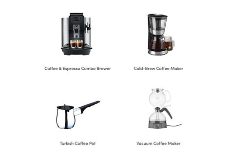 Different Types Of Coffee Makers How To Choose The Best Coffee Maker