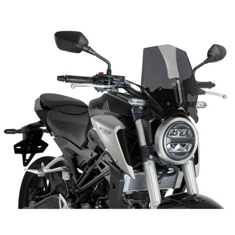 Puig 9734F Naked Sport Windshield For Honda CB300R 2018 Accessories International