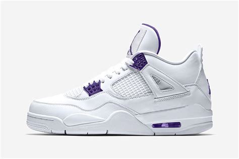 Air Jordan 4 Retro Metallic Purple Ct8527 115 Release Date Nice Kicks