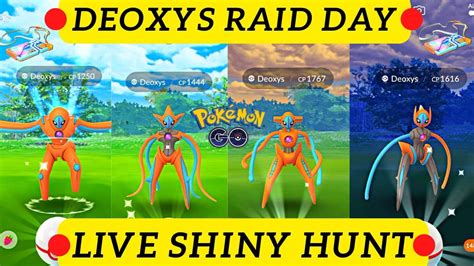 Deoxys Raid Day Live Shiny Hunt Pokemon Go Youtube