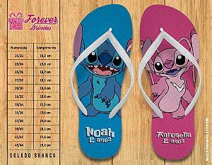 Chinelo Stitch Personalizado FOREVER BRINDES