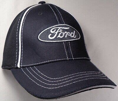 Hat Cap Licensed Flex Fitted Ford Oval Black Small Or Large HR 210 EBay