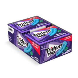 Chicle Trident Max Menta Blueberry X