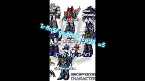 Transformers Vs Box Art Youtube