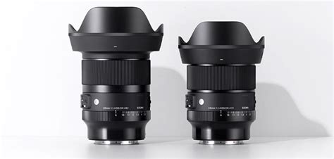 Lichtstarkes Weitwinkelduo Sigma Mm F Dg Dn Art Und Mm F Dg