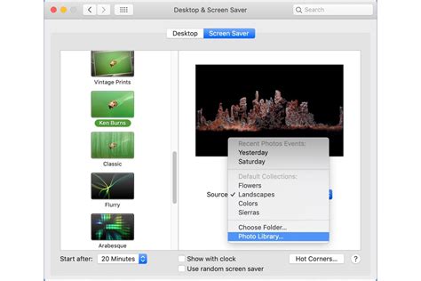 How To Set Your Macos Screensaver To Show A Photos Album Macworld