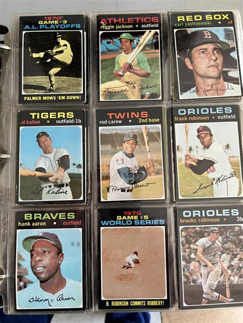 At Auction 1971 Topps Card Lot