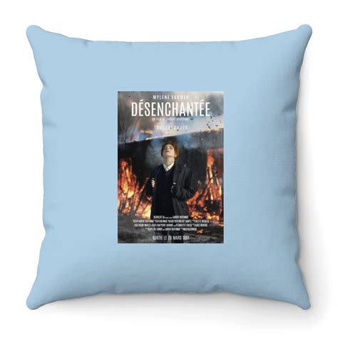 Mylene Farmer Disenchanted Throw Pillows Sold By SamirDHerman SKU