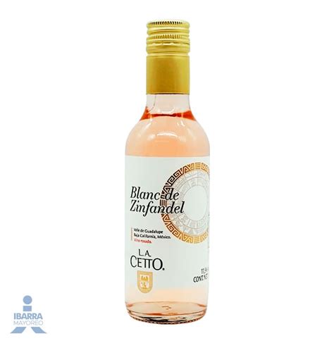 Vino Rosado La Cetto Blanc De Zinfandel Ml Ibarra Mayoreo