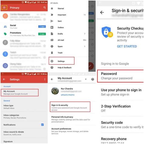 Tutorial Cara Ganti Password Gmail Yang Mudah Dan Cepat