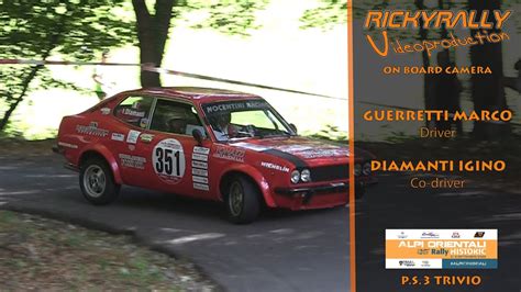 Obc Guerretti Diamanti Rally Alpi Orientali Historic P