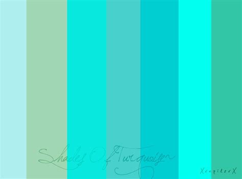 ..Shades of Turquoise.. by XxepIkzxX on DeviantArt