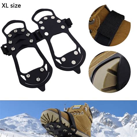 Anti Slip Gripper Spike Universal Ice Grippers Traction Cleats Snow