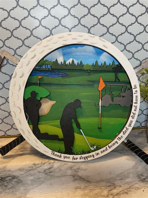 Golf Theme Golf Ball Art Laser Cut Golf T Etsy